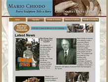 Tablet Screenshot of chiodoart.com